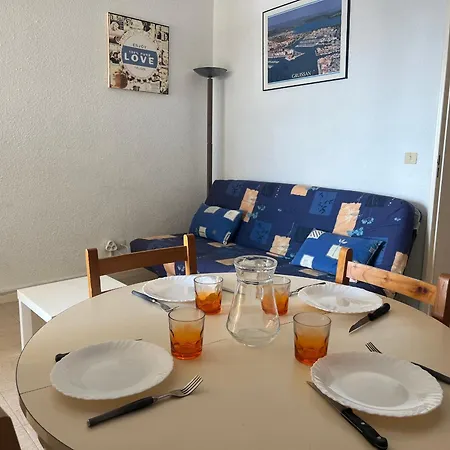 Lejlighed Gruissan: T2 Cabine, Piscine, Parking, Centre, 4/5 Pers, Petit Budget - Fr-1-796-3 *