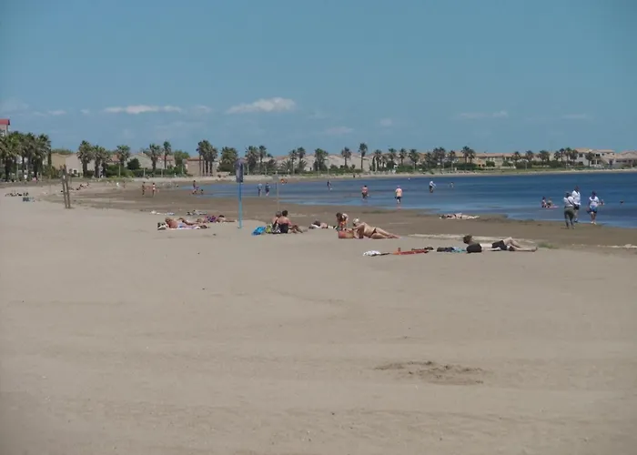 Lejlighed Gruissan: T2 Cabine, Piscine, Parking, Centre, 4/5 Pers, Petit Budget - Fr-1-796-3