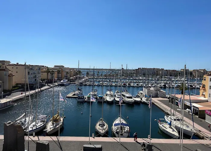 Appartamento Gruissan: T2 Cabine, Piscine, Parking, Centre, 4/5 Pers, Petit Budget - Fr-1-796-3 Gruissan