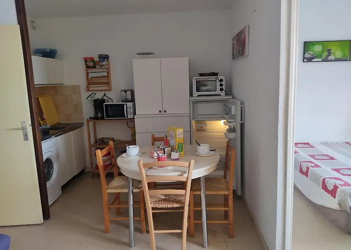 Gruissan: T2 Cabine, Piscine, Parking, Centre, 4/5 Pers, Petit Budget - Fr-1-796-3 Gruissan