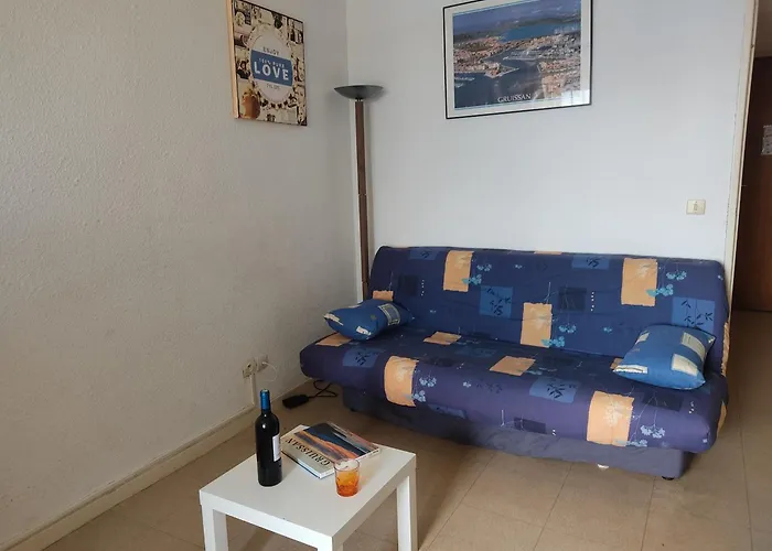 Lejlighed Gruissan: T2 Cabine, Piscine, Parking, Centre, 4/5 Pers, Petit Budget - Fr-1-796-3